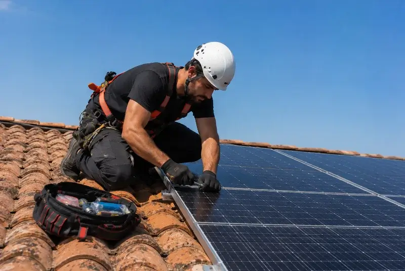 Maintenance et monitoring de panneaux solaires aux Villards-sur-Thônes